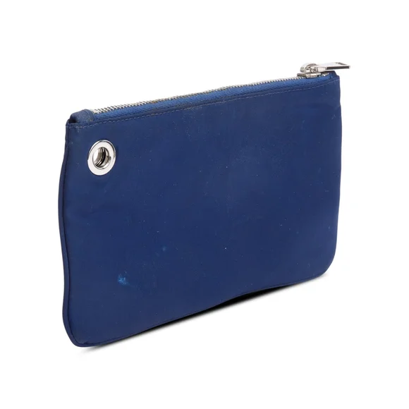 Prada Blue Nylon Pouch - Picture 3 of 4